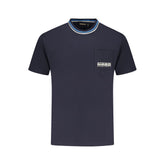 Napapijri Blue Cotton T-Shirt -   -  Napapijri.